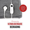 DistinQ Elektrische Bovendeken XXL 180x160 cm - 2 persoons omslagdeken - 160watt - Automatische Uitschakeling - Oververhittingsbescherming - 9 Stande