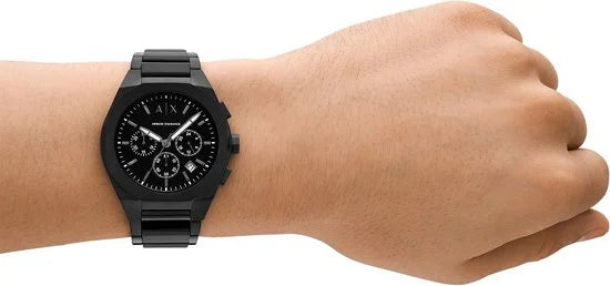 Armani Exchange Rafael AX4183 Horloge - Staal - Zwart - Ø 42 mm