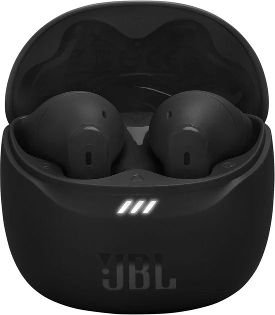 JBL Tune Flex 2 - Noise Cancelling Oordopjes - Draadloos Bluetooth - True Wireless In-ear - 48 uur speeltijd - Open of Gesloten Pasvorm - IP54 - Zwar