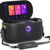 Ikarao Karaoke set voor Volwassenen - Shell S1 - 2 Draadloze Microfoons - 180W - Gratis Karaoke App 6 maanden - HD scherm - Zwart