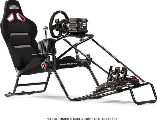 Next Level Racing GT Lite Pro - Racestoel Cockpit - Opvouwbaar & Licht - Versnellingspookhouder